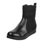 Mochi Women Leather Ankle Boot Black UK/3 EU/36 (31-93)