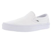 Vans Unisex Classic Slip-on Sneaker, True White, 12 Women/10.5 Men