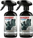 Arrest My Vest Military and Police Grade Odor Eliminating Spray for Body Armor Odor, Tactical Gear. Safe on K9's. Safe on all ballistic vests and fabrics - New Driftwood Fragrance - 2 16 oz Bottles