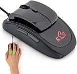 QuadraClicks RBT- Most Comfortable Rabbit Mouse Right 'Bove Touch Ending RSI Finger Arthritis Protect Wrist Tendons FSA