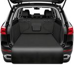 Lydonberg Dog Car Boot Liner Protector, Universal Nonslip Waterproof Pet Dog Back Seat Cover, Durable Washable Cargo Cover Mat Travel for Car Truck SUV (Black)