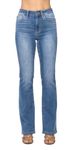 Judy Blue High Waist Classic Contrast Wash Bootcut, Blue, 34 Plus