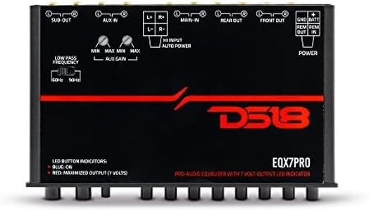 DS18 EQX7PRO 7-Band Equalizer w LED Indicator