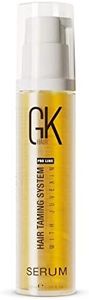 GK HAIR Global Keratin Organic Argan Oil Hair Mini Serum (10ml/ 0.34 Fl. Oz)- Hair Styling Serum for Frizz Control Dry Damage Hair Repair - Shine Smoothing Strengthening & Nourishing For women and men