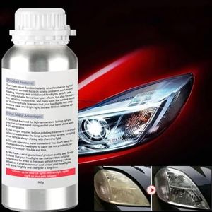 800g Auto Headlight Restoration Liquid, Car Headlight Scratch Restoring Fluid Headlight Repair Polish Cleaner, Headlight Restoration Kit Refill Bottle for Polishing, Restoring Dull Yellow Headlamp