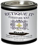 Renaissance Chalk Furniture Paint - Non Toxic, Eco-Friendly, Superior Coverage (Wax, Dark Wax 91)