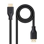 NANOCABLE 10.15.3901-L150 – HDMI Cable V2.0 4K@60Hz 18Gbps Connector Type A Male to Type A Male CCS, Black, 1.5 m