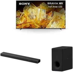 Sony XR75X90L TV with HT-A3000 Soundbar + SA-SW3 Wireless Subwoofer