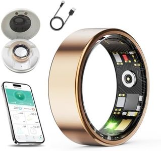 MAEZOE Smart Ring Health Tracker for Women and Men, Monitors Heart Rate and Sleep, Waterproof Fitness Ring for Everyday Use and Workouts （11）