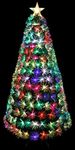 7 Colors Changing LED Fiber Optic Christmas Tree Pre-lit (5ft)