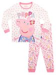 Peppa Pig Pyjamas for Kids | Girls PJs | Flower Design Girls' Pyjama Sets Multicoloured 18-24 Months