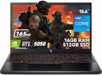 Acer Nitro V15 Gaming Laptop – Intel Core i5-13420H, NVIDIA GeForce RTX 5050, 16GB RAM, 512GB SSD, 15.6" 165Hz FHD IPS Display, Thunderbolt 4, Backlit Keyboard, Windows 11 Home, Black