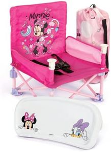 Minnie Mouse Booster Seat, Portable with Removable Tray, Includes Carry Bag