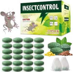 Peppermint Oil Mouse Repellent Balls –24 Pack Natural Rodent & Pest Deterrent for Indoor & Outdoor Use, Safe for Family & Pets