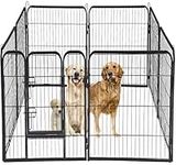 Pet Playpen 8 Panel 40 inch Indoor & Outdoor Folding Metal Exercise Pen & Pet Playpen Puppy Cat Exercise Fence Barrier Playpen Kennel,Hammigrid