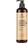 Organic Moroccan Argan-Oil Shampoo - MagiForet Moisturizing, Volumizing Sulfate Free Shampoo for Women, Men and Teens - Used for Dry Damaged Colored and all Hair Types, Anti-Aging Hair Care, 16.9 oz