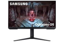 Samsung Odyssey LS32CG510EUXXU 32" QHD Gaming Monitor - 165Hz, 1ms, 2560x1440, 1440p, HDR10, 2xHDMI, Displayport, Height Adjust