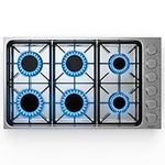 COSTWAY 36-inch Gas Cooktop, Stainl