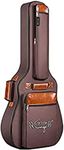 Grow wings Heavy Padded Guitar Bag with Brown Color Cover Fender Soft Fabric 40 Inch.