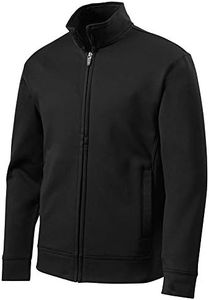 DRIEQUIP Youth Moisture Wicking Fleece Full-Zip Jacket-Youth-M-Black