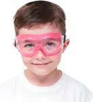 Jomixa Kids Safety Goggles, Kids Lab Goggles Anti-fog BB Gun Protective Glasses for Kids Age 3-19 and Adults (Pink)