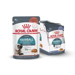 Royal Canin Hairball Care for Cats, Pack of 12 Sachet, Wet Food, Reduces Hairball Formation, Proven Results in 14 Days, Adult