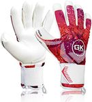 GK Saver Football Goalkeeper Gloves MODESTY MD06 YB Professional Argo Negative Cut Goalie Gloves Size 6 to 11 Removable Savefingers GK Goalkeeping Gloves (NO PERSONALIZATION, SIZE 9)