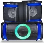 Gemini Sound GSYS-2400 Compact Home Stereo System | 2000W Peak Power | Bluetooth, USB & Analog and Digital Inputs | Multi-Color LED Party Lighting | Ideal for Parties, Karaoke & Home Theater