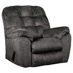 Ashley Furniture Signature Design - Accrington Contemporary Rocker Recliner Chair - Manual Reclining - Granite