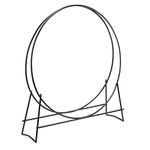 Uniflame Black Finish 48-Inch Diameter Tubular Log Hoop