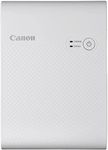 Canon SELPHY SQUARE QX10 Portable Wi-Fi Photo Printer, Creative Features - for Scrapbooking, Photo Albums, White