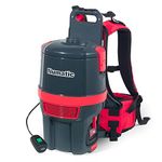 AUK Numatic RSB150 1NX Commercial Backpack Battery Vacuum Cleaner 5 Litres 36v, Black/Red