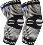 ABYON Elbow Compression Sleeve(1 Pair), Elbow Brace for Tendonitis, Bursitis, Golfers and Tennis Elbow, Arthritis, Breathable and Supportive Arm Sleeves for Men and Women