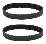 GT2 Timing Belt Close Loop Timing Belt Rubber Belt for 3D Printers,2Pcs (92mm, 2)