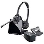 Plantronics CS520 Binaural Wireless Headset System with Savi HL10 Lifter (Straight Plug)