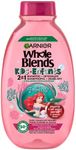 Garnier Whole Blends Kids 2-in-1 Hypoallergenic Shampoo & Hair Detangler with Cherry and Soft Almond Gently Cleanses and Detangles, The Little Mermaid, 250ml - Packaging May Vary