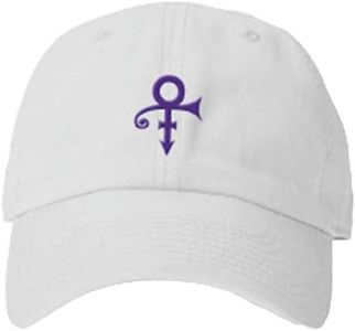 Prince Official Love Symbol White Baseball Hat, One Size