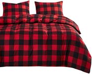 Wake In Cloud - Plaid Comforter Set