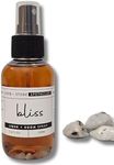 Luxury Linen Spray for Bedding, Herb + Stone Apothecary Bliss Pillow + Linen Mist is not just a Bed Spray its a Natural and Vegan Long Lasting Aromatherapy Fabric Spray Freshener for your entire home