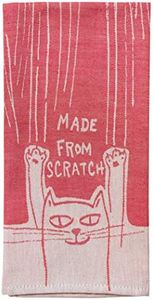 Blue Q Made from Scratch Woven Jacquard Dish Towel - Funny Kitchen Towels, 100% Cotton, Durable, Soft & Super Absorbent, Machine Washable & Fade-Resistant, Functional Gift Ideas, Size 28" x 21"