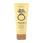 Sun Bum Original SPF 50 Sun Cream Face Lotion, Moisturizing Daily SPF with Vitamin E,Vegan and Reef Friendly, Broad Spectrum UVA/UVB Protection, 88ml
