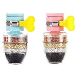 Groww tech Activated Carbon Faucet Water Filters Home Kitchen Faucet Tap Water|Tap filter Multilayer|Clean Purifier Filter Cartridge Five Layer Water Filter (2)