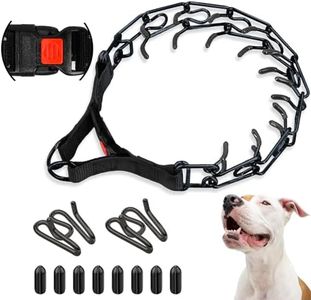 Supet Dog Training Collar, Adjustable Dog Training Collar with Buckle for Small Medium Large Dogs(Packed with One Extra Links)