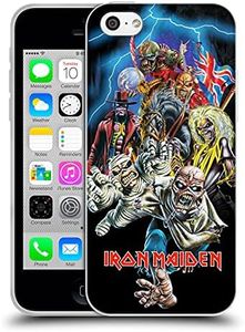 Official Iron Maiden Best of Beast Art Soft Gel Case Compatible for Apple iPhone 5c