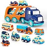 9 Pack Cars Toys for 2 3 4 5 Years 