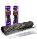 DRICORE PRO Concrete Repair Carbon Fiber Reinforcement Kit (Step Three) | Use Reinforcing Strip With Adhesive To Seal Vertical Indoor and Outdoor Cracks in Home Wall Basement Building Office Workplace