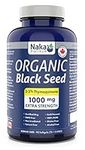 Naka Platinum Organic Black Seed 1000 mg extra strength cold pressed, thymoquinone bonus size 90 softgels (75+15 free)