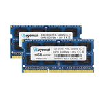 8GB DDR3 Kit (2X4GB), DDR3 1600, PC3-12800, ROYEMAI 2RX8 PC3 12800S 1.35V CL11 204-pin PC3/PC3L DDR3L/ DDR3 SO-DIMM RAM DDR3 for Laptop