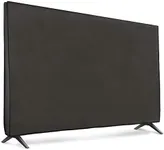 kwmobile Dust Cover for 75" TV - Fabric Case TV Protector for Indoor Flat Screen TVs - Dark Grey