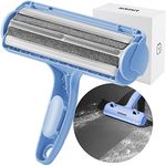 ACE2ACE Pet Hair Remover, Reusable Lint Roller Furniture Remover, Animal Hair Removal Brush for Dogs and Cats, Easy to Clean Pet Fur from Sofa, Carpet, Furniture, Bedding, blue